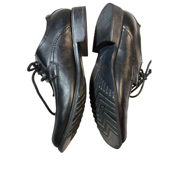 Steve Madden Yorrk Men 9.5 M Black Leather Square Toe Heels - Picture 9 of 13